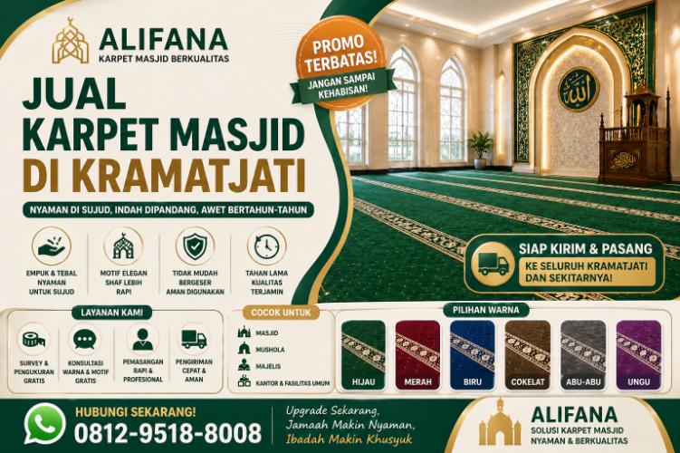 Jual karpet masjid di Kramatjati Jakarta Timur my