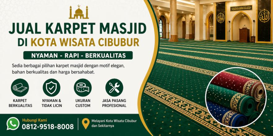 Karpet masjid berkualitas di Cibubur kmmy