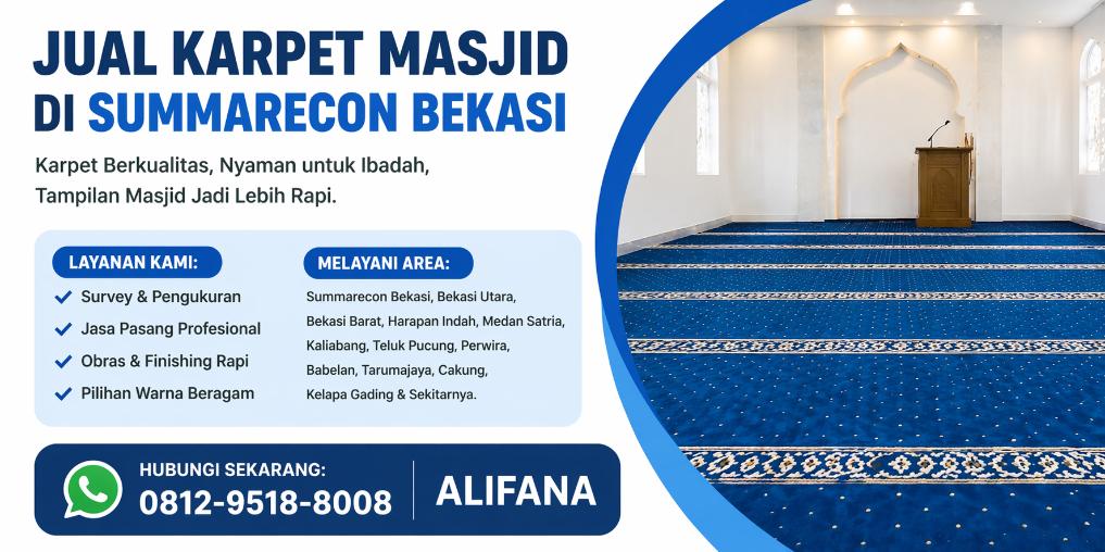 jual karpet masjid di summarecon bekasi my