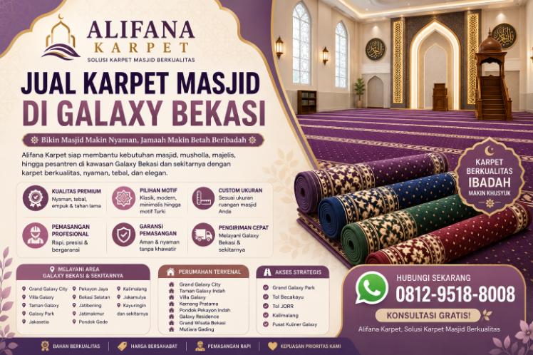 Jual Karpet Masjid Galaxy kmmy